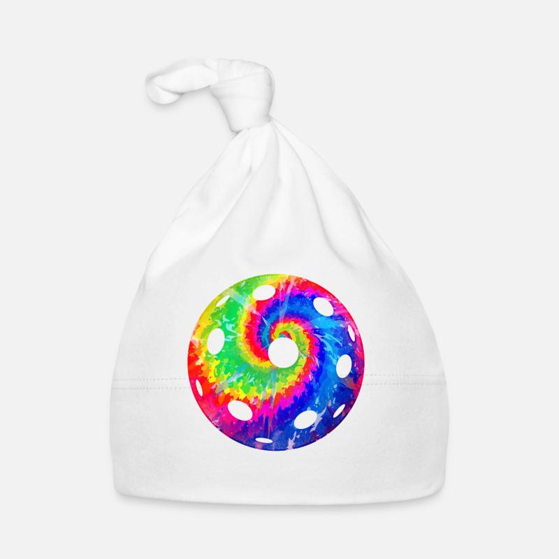 Pickleball Tie Dye Retro 80s 90s Organic Baby Cap