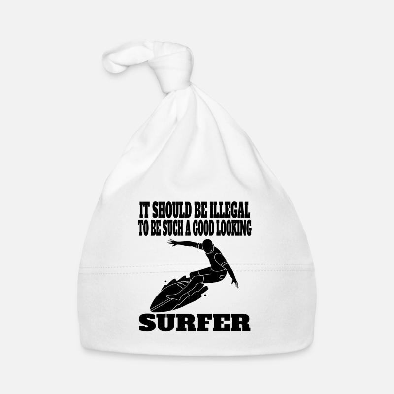 Surfer Surf Surfboard Moniteur de surf Surf Bonnet bio Bébé