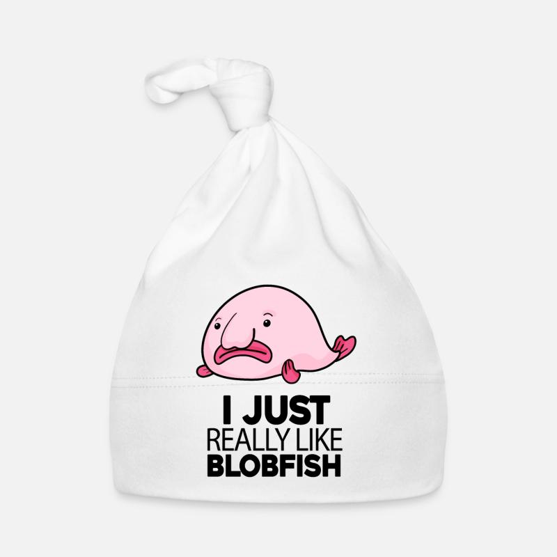 Blobfish Fish Organic Baby Cap