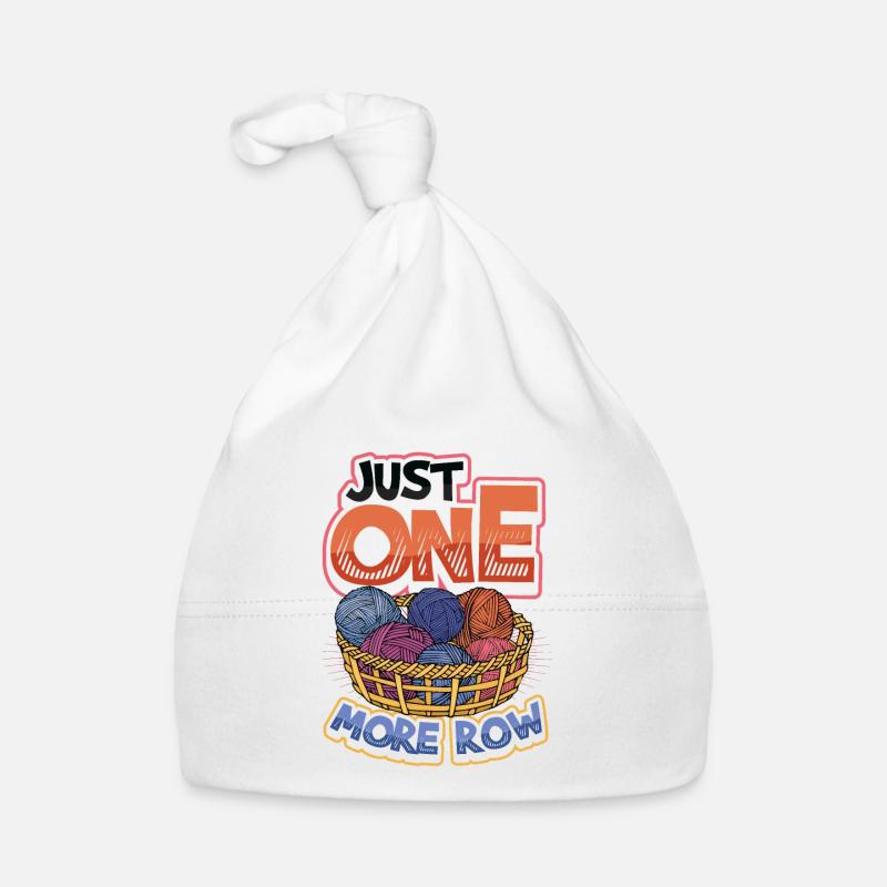 Il suffit de crocheter une rangée Bonnet bio Bébé