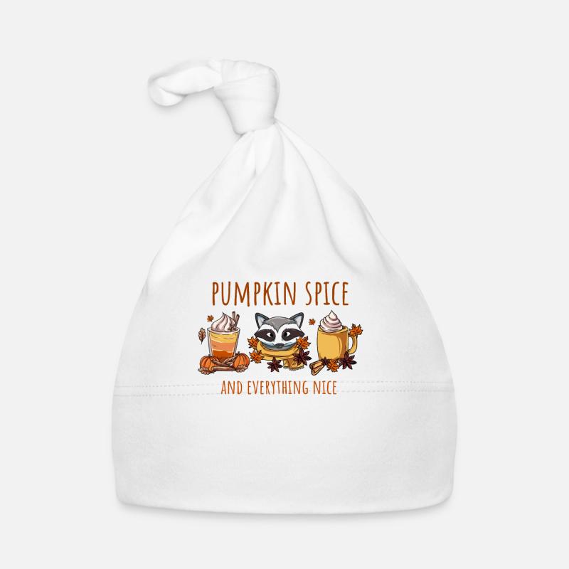 Pumpkin Spice Latte Alles Gute Baby Bio-Mütze