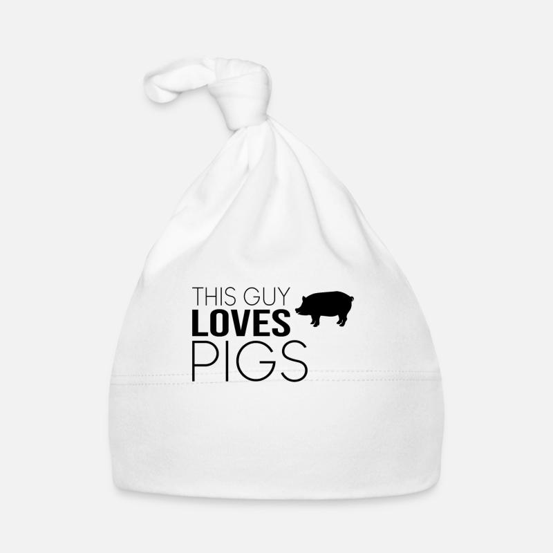 Typ Schwein Spruch Baby Bio-Mütze