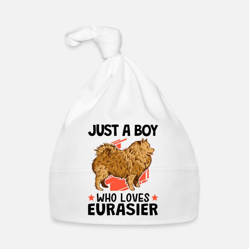 Nur eine Junge der Eurasier liebt Eurasian Dog Baby Bio-Mütze