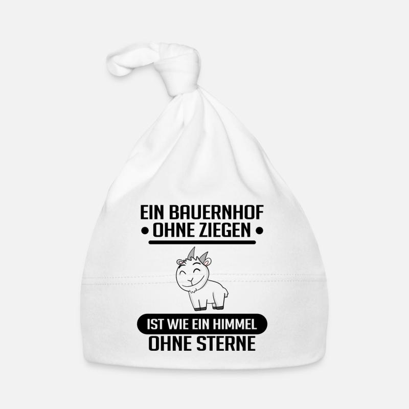 Ziege Ziegenbock Bock Baby Bio-Mütze