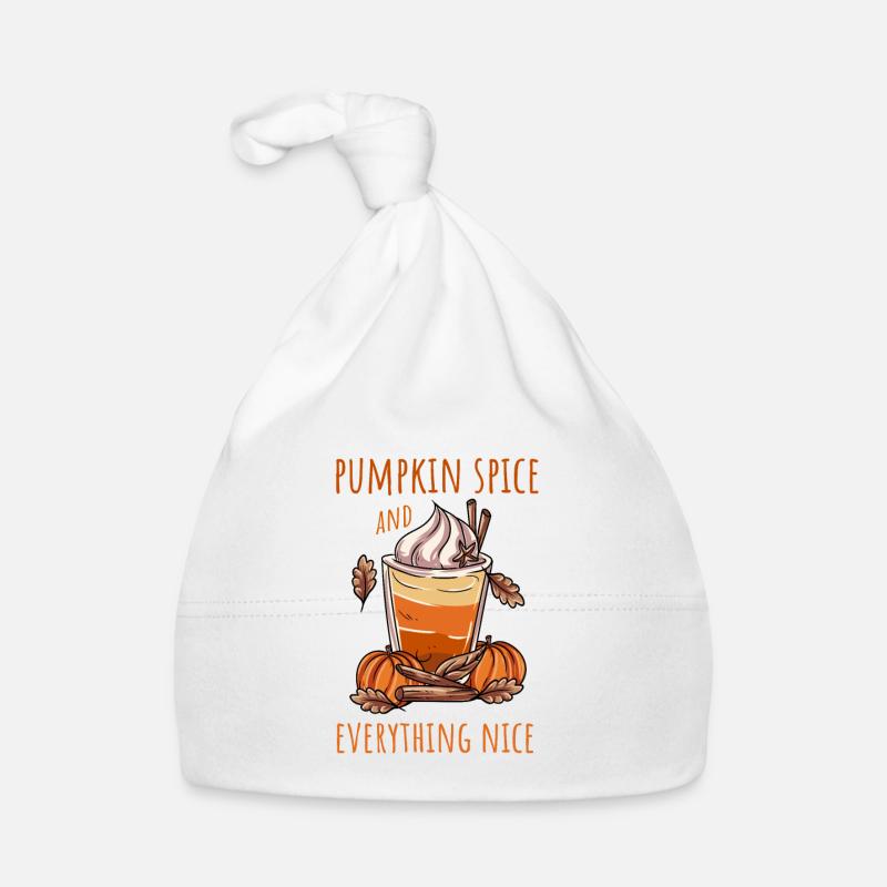 Kürbis Herbst Alles Gute Baby Bio-Mütze