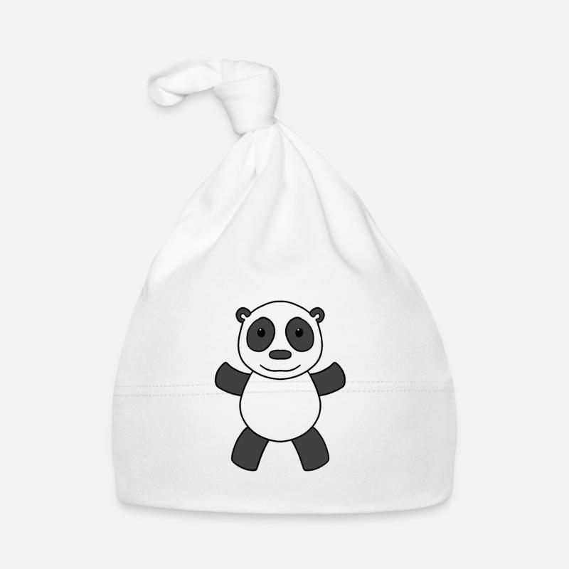 Panda Ours Mignon Bonnet bio Bébé