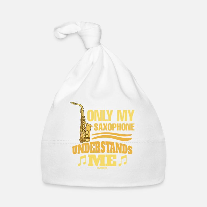 Only My Saxophone Understands Me Baby Bio-Mütze