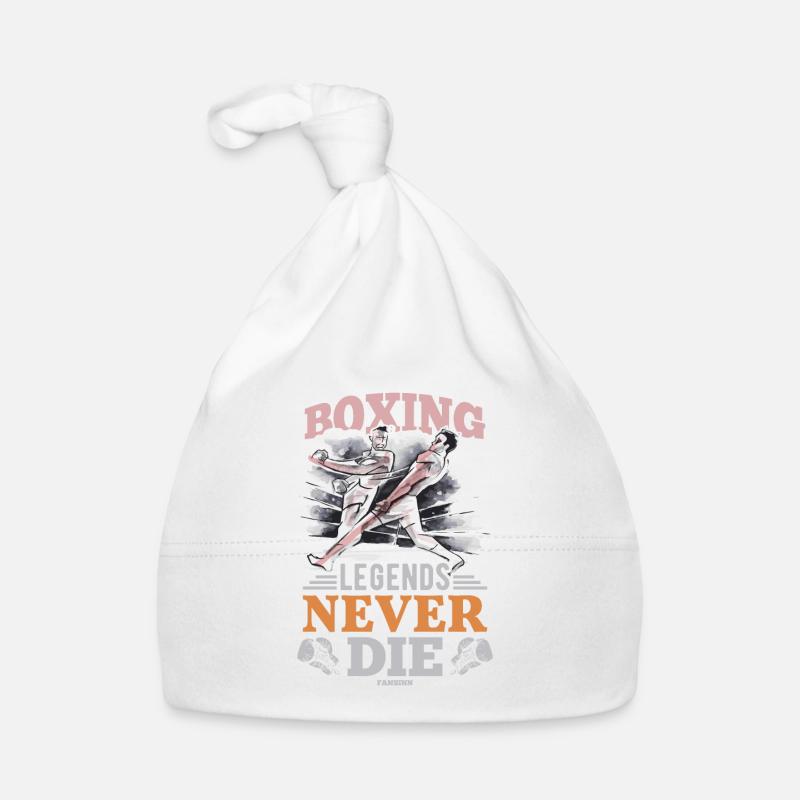 Boxing Legends Never Die Organic Baby Cap