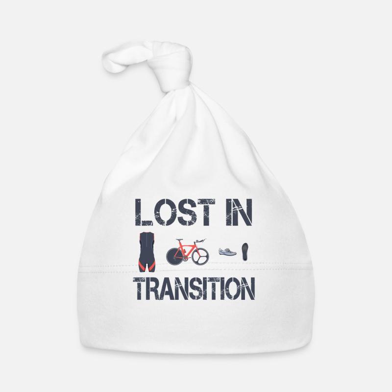 Lost In Transition Triathlete Triathlon Organic Baby Cap