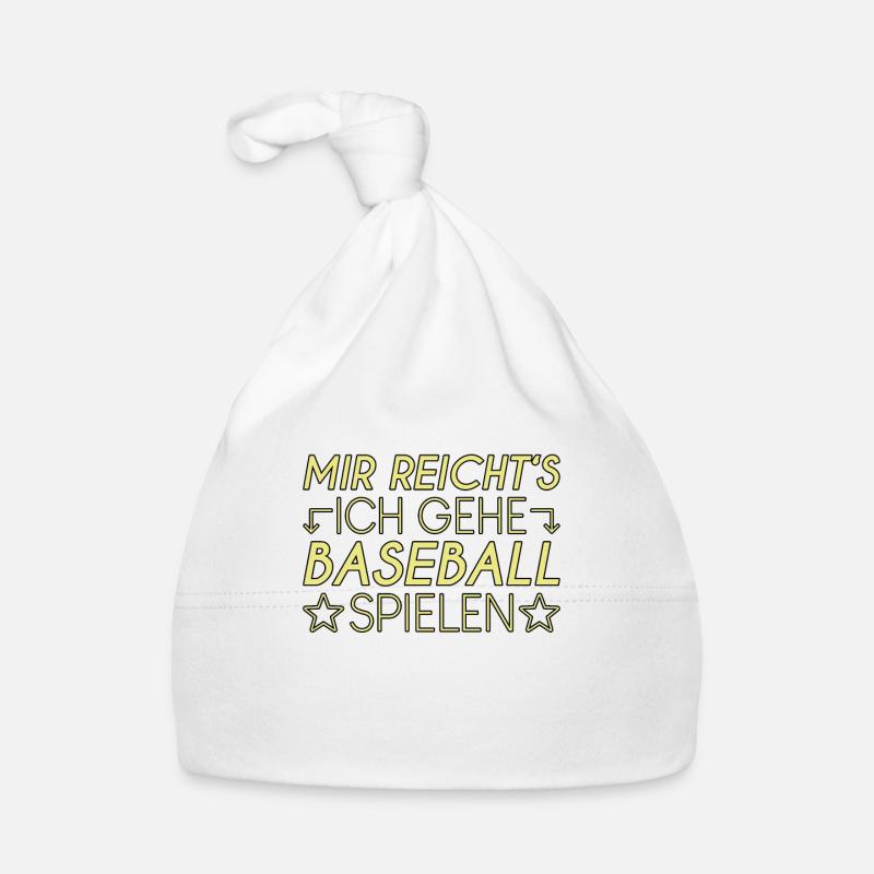 Baseball Spruch Baby Bio-Mütze
