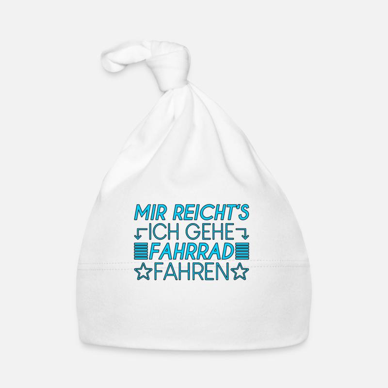 Fahrrad Spruch Baby Bio-Mütze