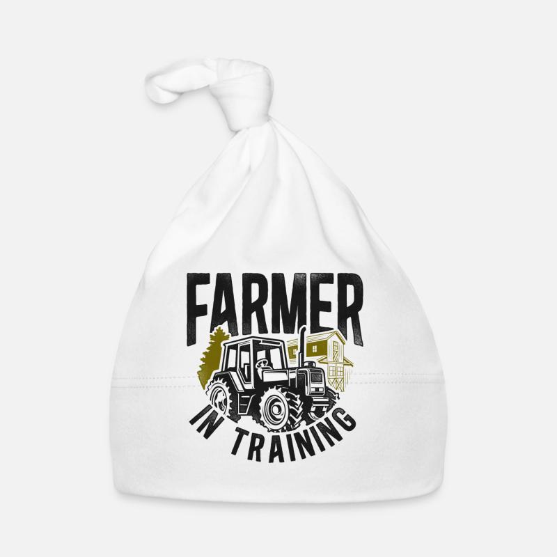 Farming Farmer Tractor Vintage Baby Bio-Mütze