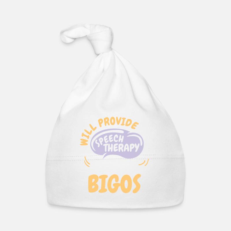 Fournir une orthophonie pour Bigos Funny Speech Bonnet bio Bébé
