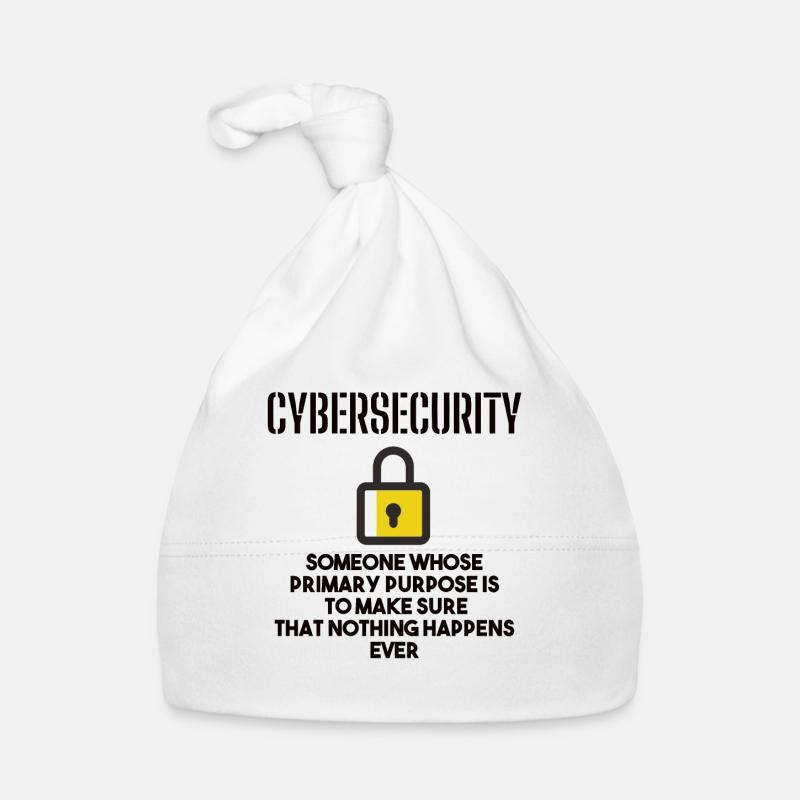 Cybersecurity - IT-Sicherheit Informatiker Baby Bio-Mütze