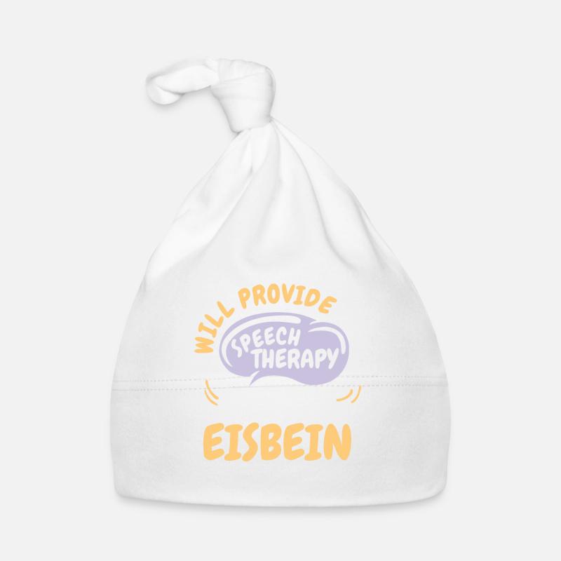 Provide Speech Therapy for Eisbein Funny Speech Baby Bio-Mütze