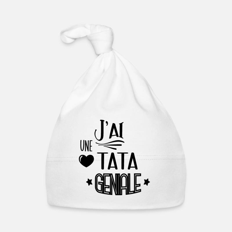 Idée De Cadeau Pour Une Tata Géniale Bonnet bio Bébé