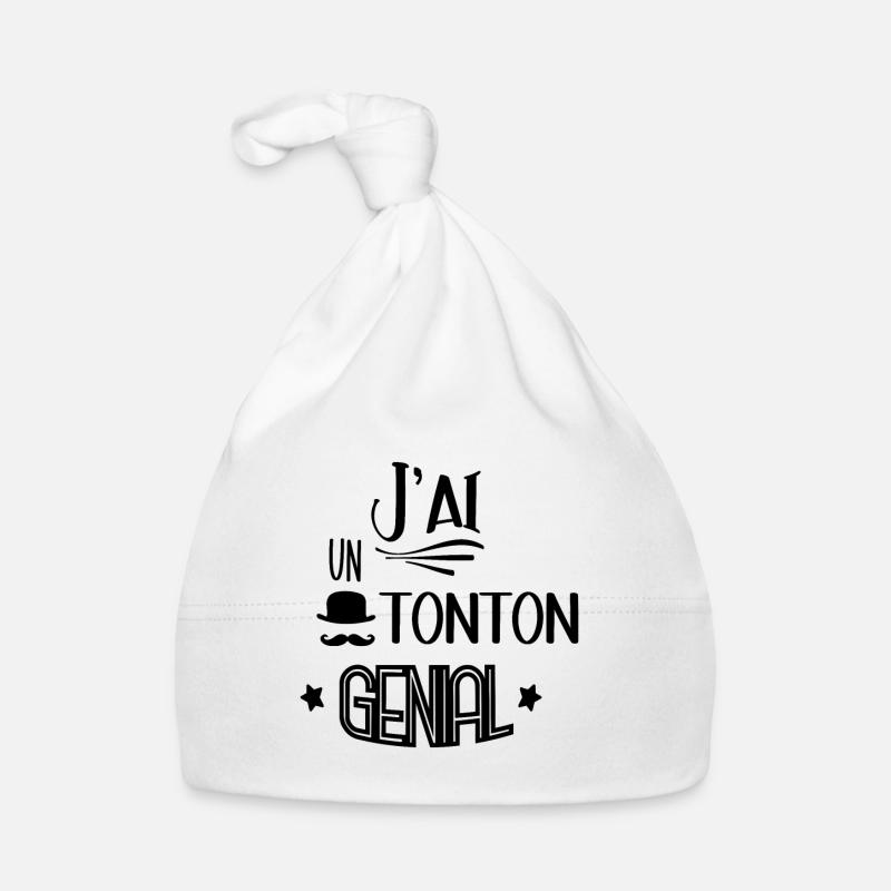 Idée De Cadeau Pour Un Tonton Génial Bonnet bio Bébé