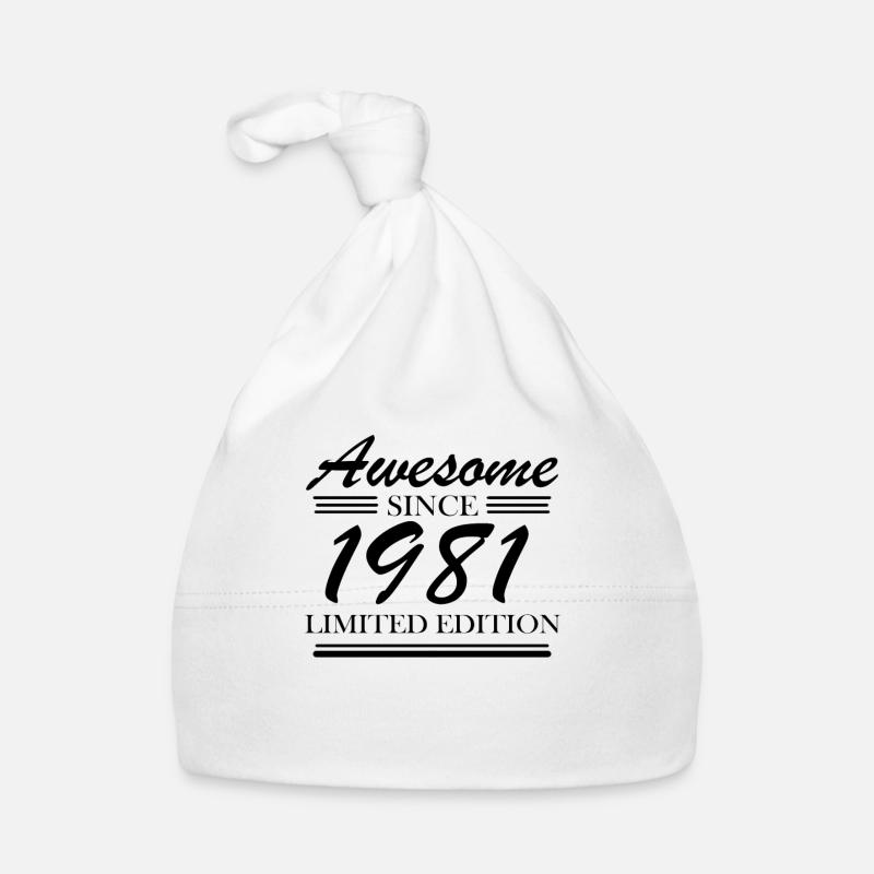 1981 - Born 1981 Organic Baby Cap