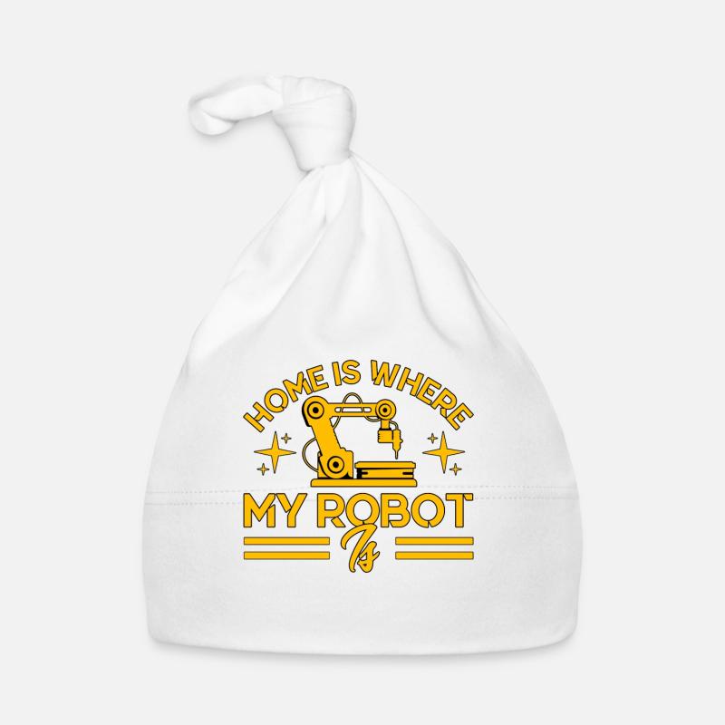 Ingenieur Lehrer Technik Robotik Geschenk Baby Bio-Mütze