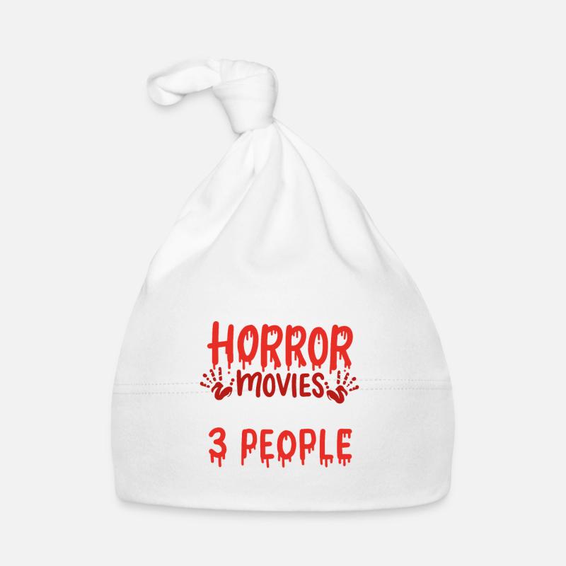 J’aime les films d’horreur - Bonnet bio Bébé - blanc
