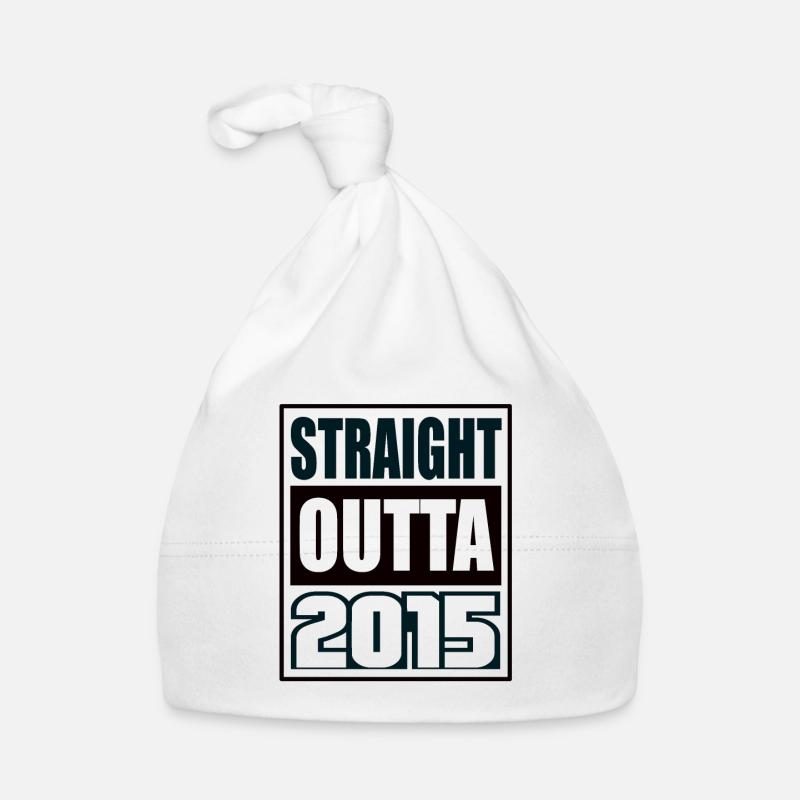 Straight Outta 2015 Geburtstag 2015 Geboren 2015 Baby Bio-Mütze