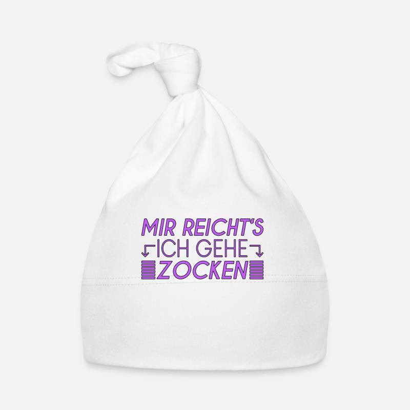 Zocken Spruch Baby Bio-Mütze
