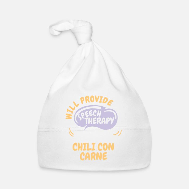 Provide Speech Therapy for Chili Con Carne Funny Organic Baby Cap