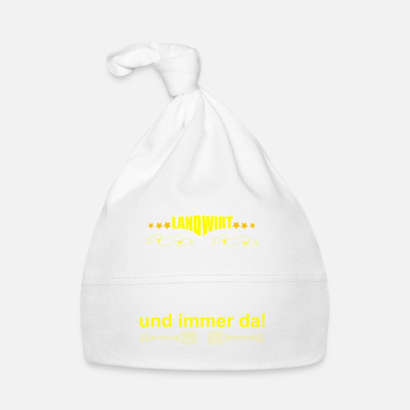 Landwirt, Vorbild, Chef, Versorger und immer da Baby Bio-Mütze