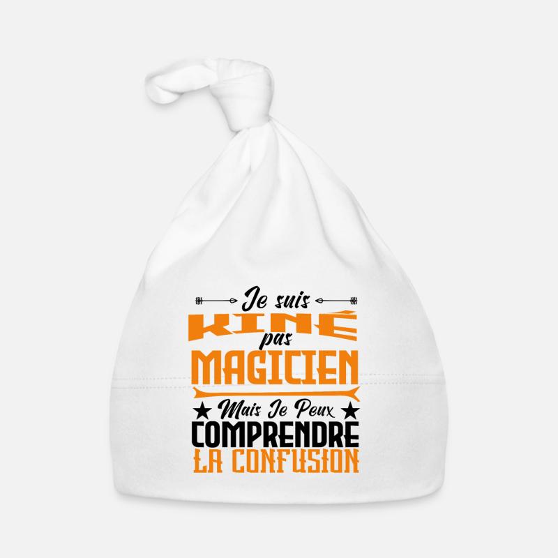 Je Suis Kiné Pas Magicien Bonnet bio Bébé