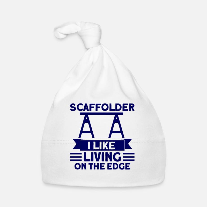 Scaffolding Construction Site Scaffolding Job Gift Organic Baby Cap