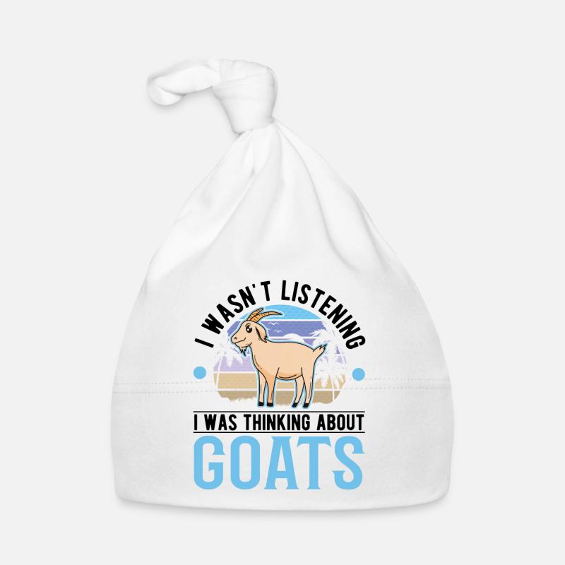 Goat Gift Goat Keeper Goat Organic Baby Cap
