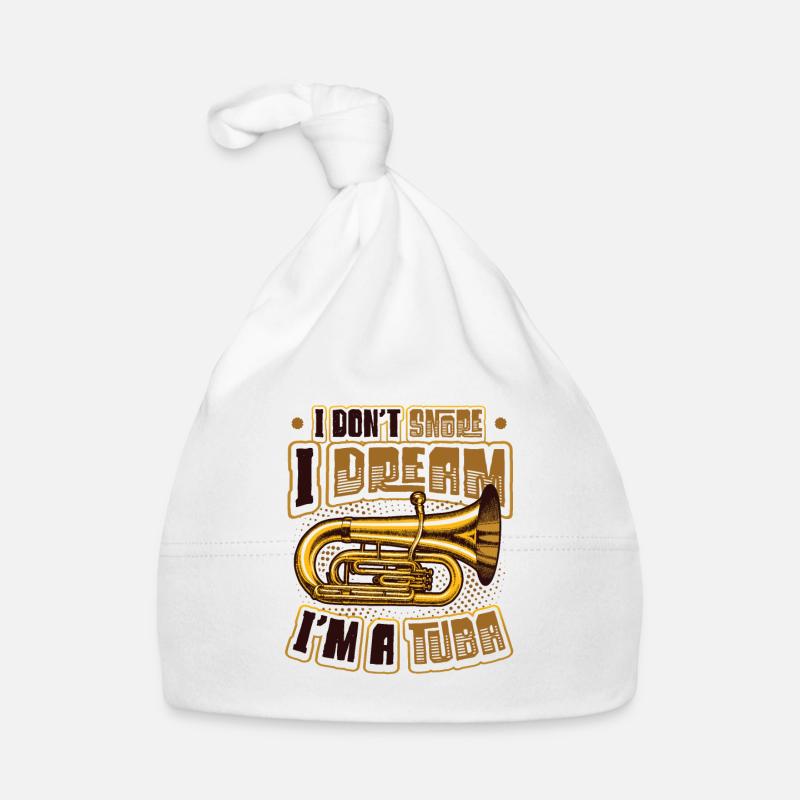 Ich Schnarche Nicht, Ich Träume, Ich Bin Eine Tuba Baby Bio-Mütze