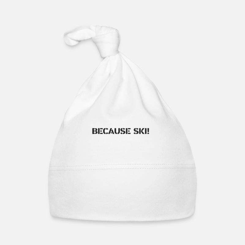 Ski - parce que Ski Bonnet bio Bébé