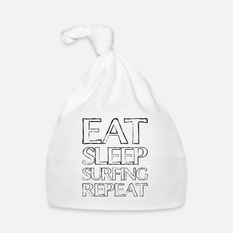 Manger du surf sur le sommeil Bonnet bio Bébé