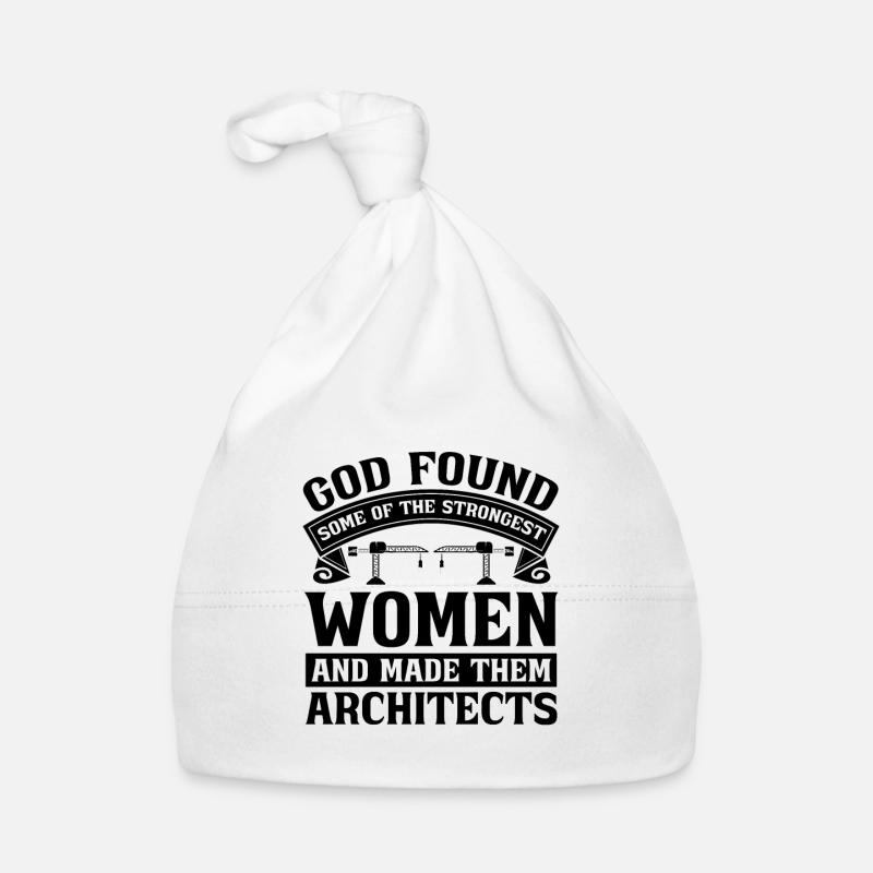 Architect God Found Som Architecture Architects Baby Bio-Mütze