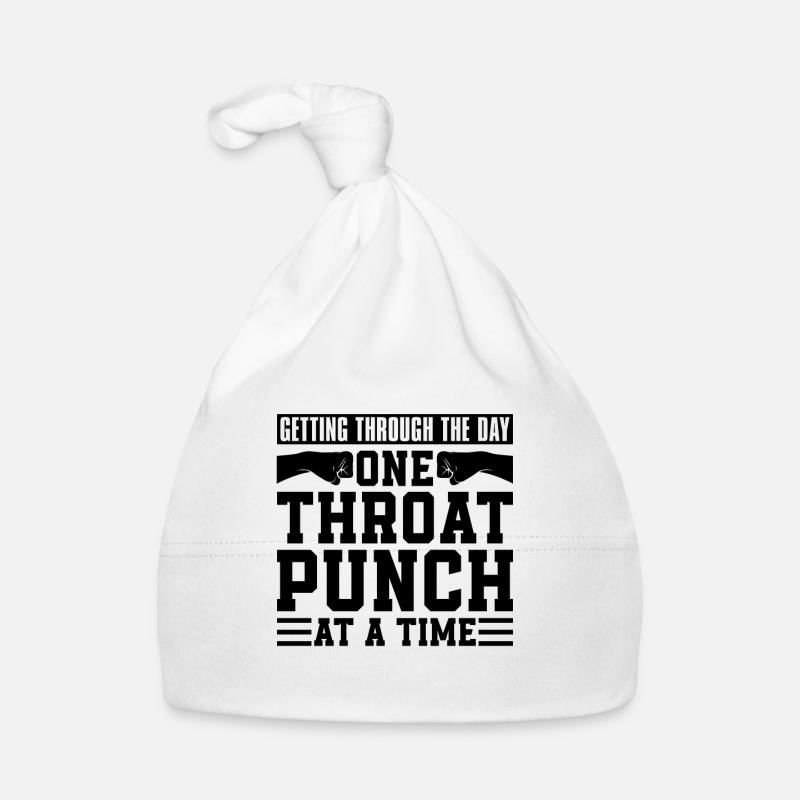 Getting Through The Day Kickboxing Kickboxer Fight Baby Bio-Mütze