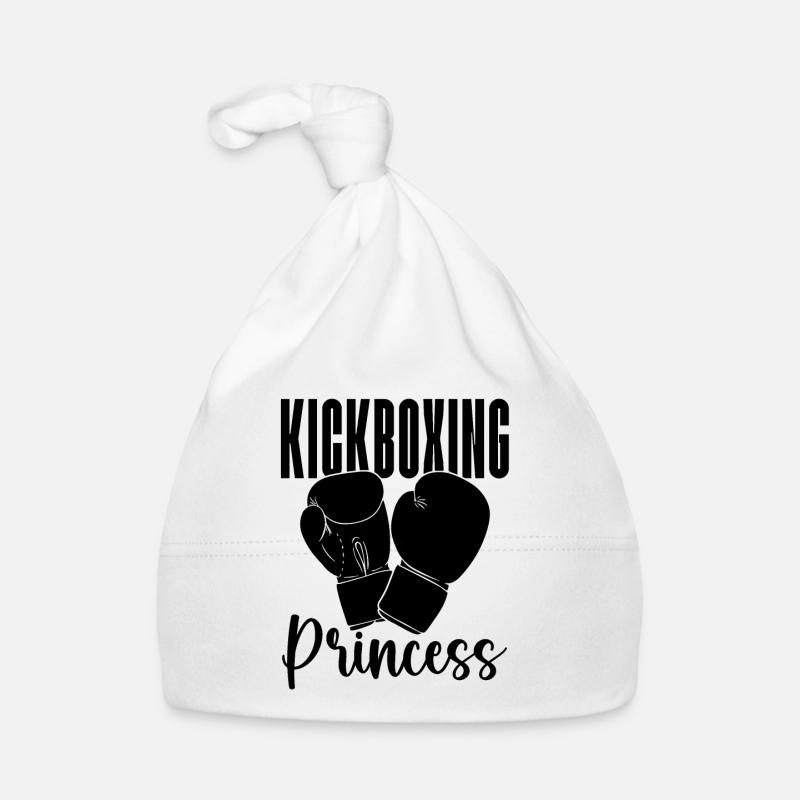 Kickboxing Princess Kickboxer Boxing Fight Fighter Organic Baby Cap