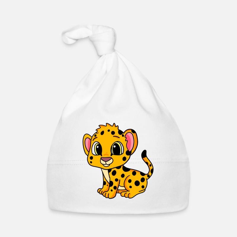 Cheetah Organic Baby Cap