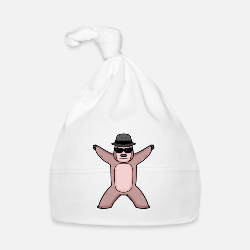 Cool Sloth Animal Organic Baby Cap