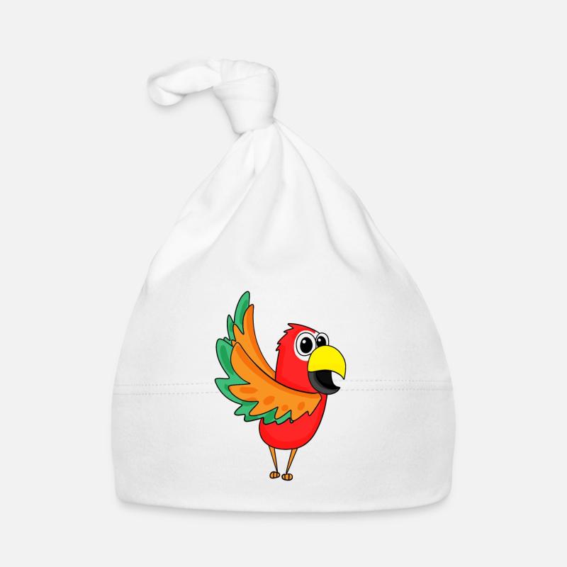 Jungle de perroquets Bonnet bio Bébé