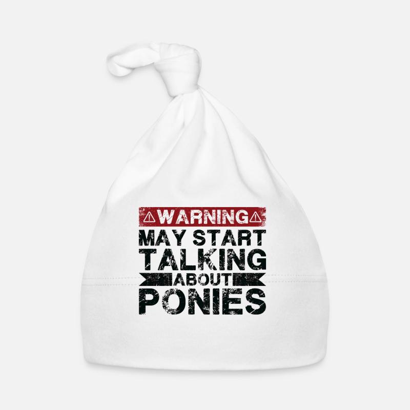 En parlant de poneys Bonnet bio Bébé
