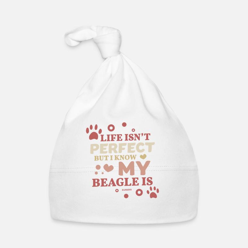 Mon Beagle est parfait Bonnet bio Bébé