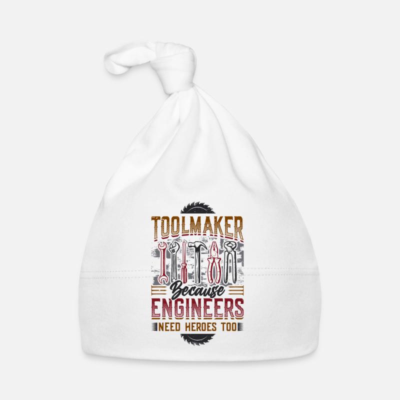 Toolmakers, Because engineers are also heroes. Organic Baby Cap