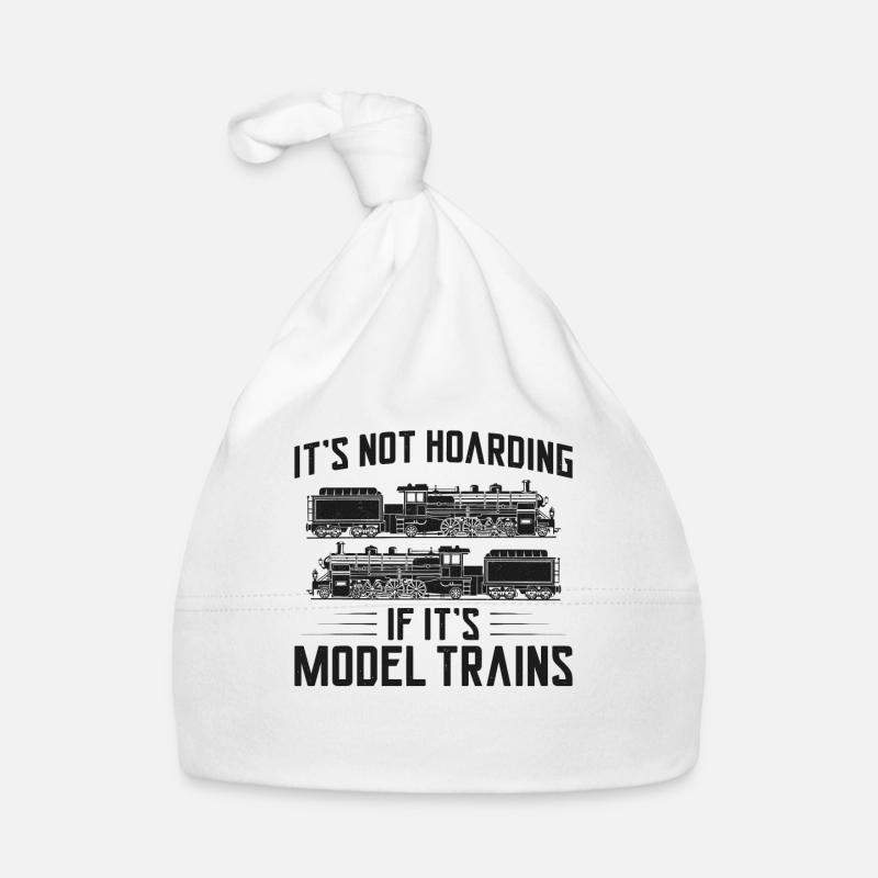 Steam Train Driver Trainspotting Organic Baby Cap