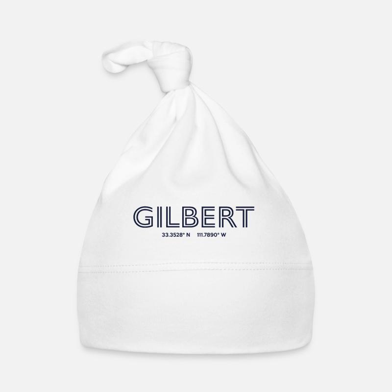 USA City Coordinates - Gilbert Organic Baby Cap