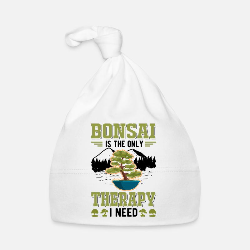 Bonsai is the only Therapy I need Baby Bio-Mütze