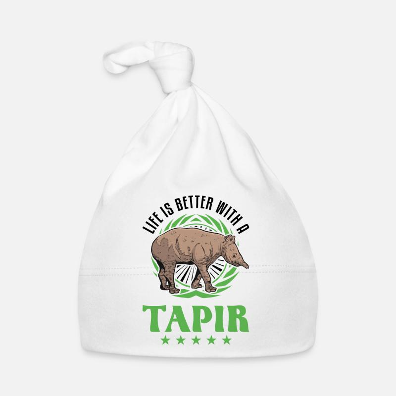 Life is better with a Tapir Baby Bio-Mütze