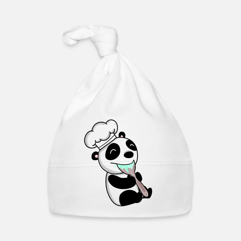 Panda Chef Mignon Bonnet bio Bébé