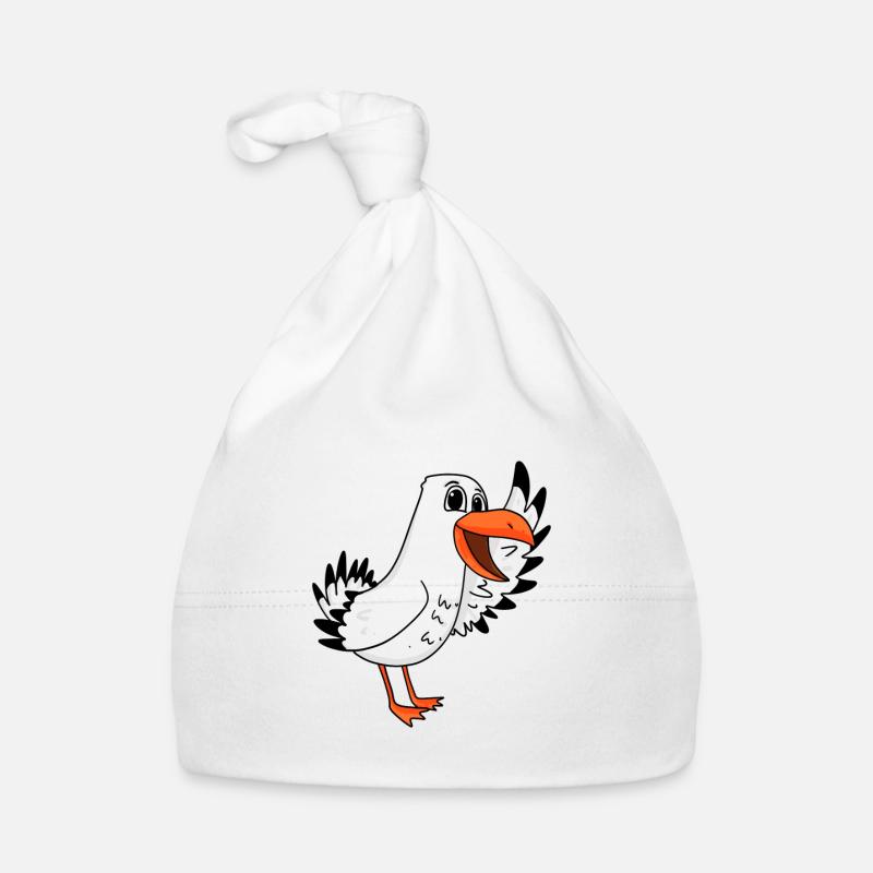 Möwe Begrüßung Baby Bio-Mütze