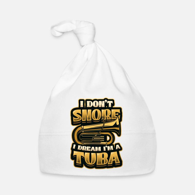 Ich Schnarche Nicht, Ich Träume, Ich Bin Eine Tuba Baby Bio-Mütze